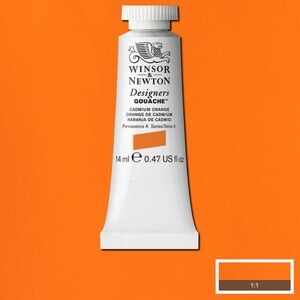 Winsor & Newton Cadmium Orange Gouache Paint
